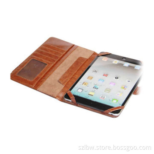 Promotional Leather Tablet PC Case, Folio Stand Design, Various Colors Available